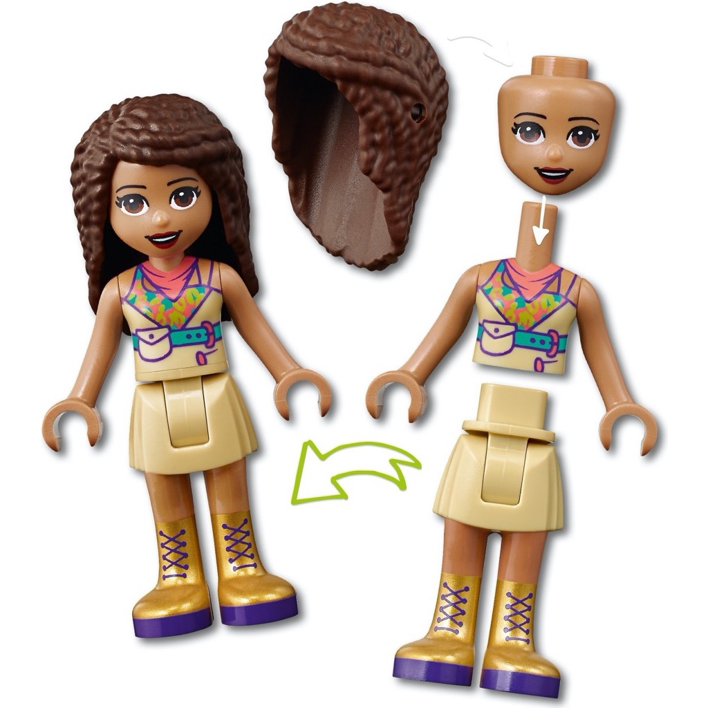 เลโก้ LEGO Friends 41423 Tiger Hot Air Balloon Jungle Rescue