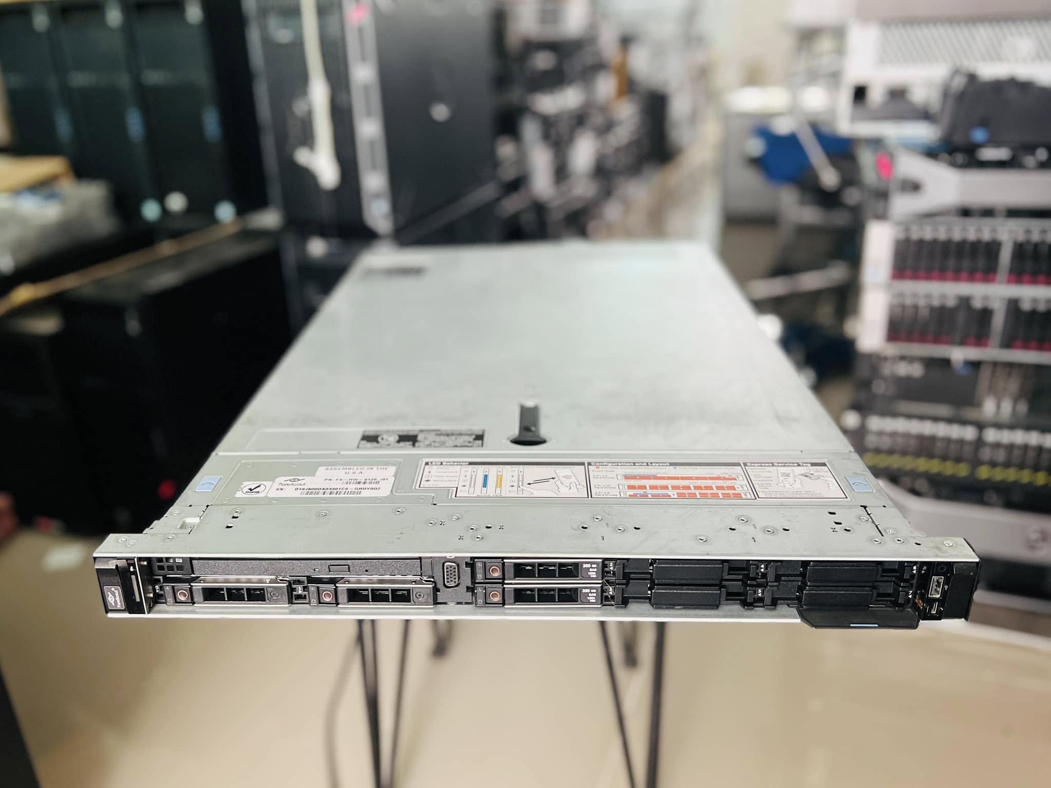 Dell PowerEdge R640 2cpu 40cores 64gb fiber 10g ประกัน 3 เดือน เซิฟเวอร์เดลมือสองพร้อมใช้งาน
