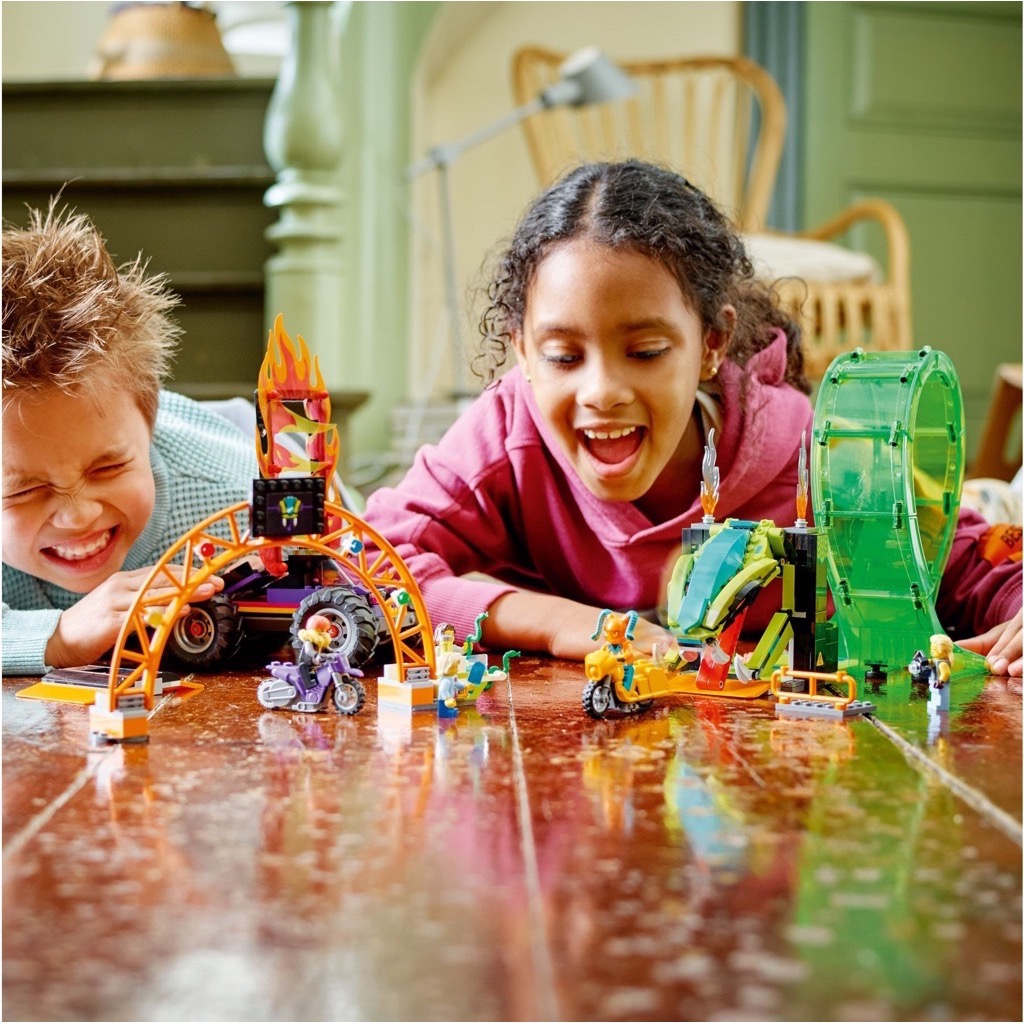 เลโก้ LEGO City 60339 Double Loop Stunt Arena