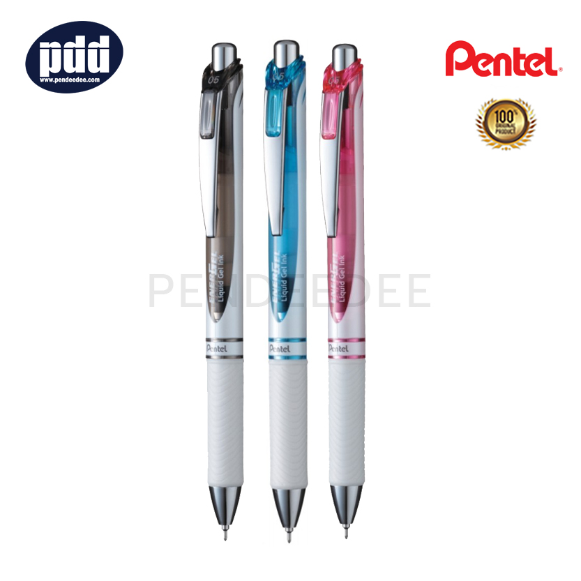 Pentel EnerGel 0.5 ปากกาหมึกเจลหัวเข็ม ด้ามมุก