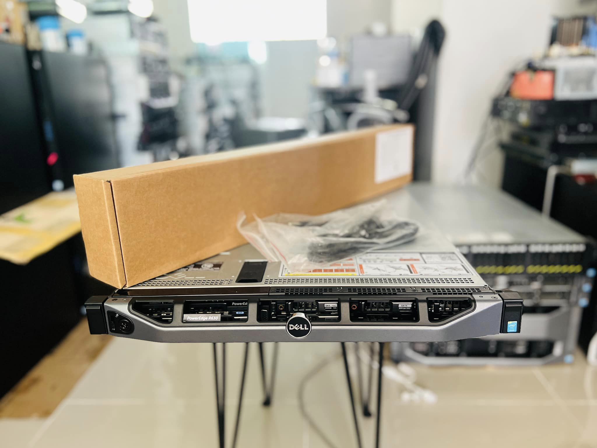 server dell r630 2cpu ddr4 128gb 32cores มีประกัน 3 เดือน มีราง เซิฟเวอร์เดลมือสองพร้อมใช้งาน