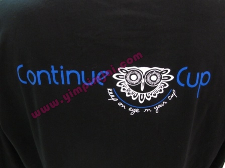 เสื้อยืดแขนยาวสกรีน continue cup