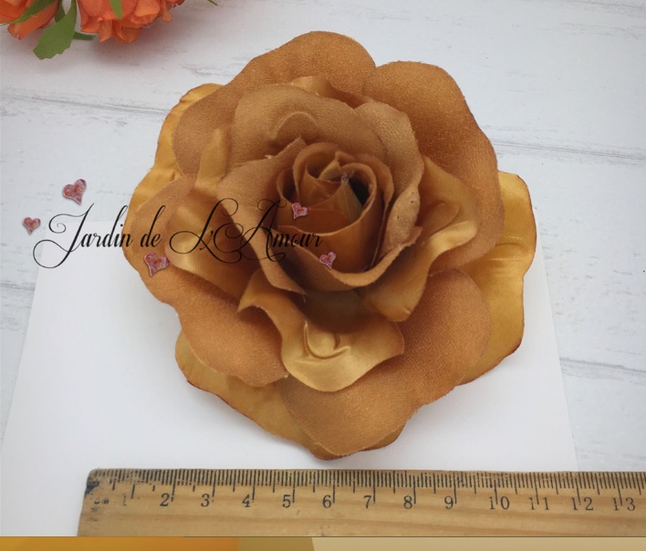 กิ๊บดอกไม้ผ้าเนื้อดี งานสไตล์เกาหลี ดอกเดียวครบ จบ งาน#CR25