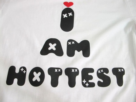 เสื้อ i am hottest