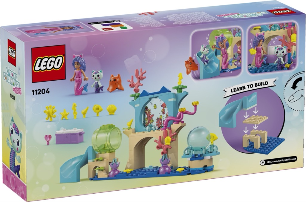 เลโก้ LEGO Gabby's Dollhouse 11204 Mermaid Gabby's Aquarium Adventure