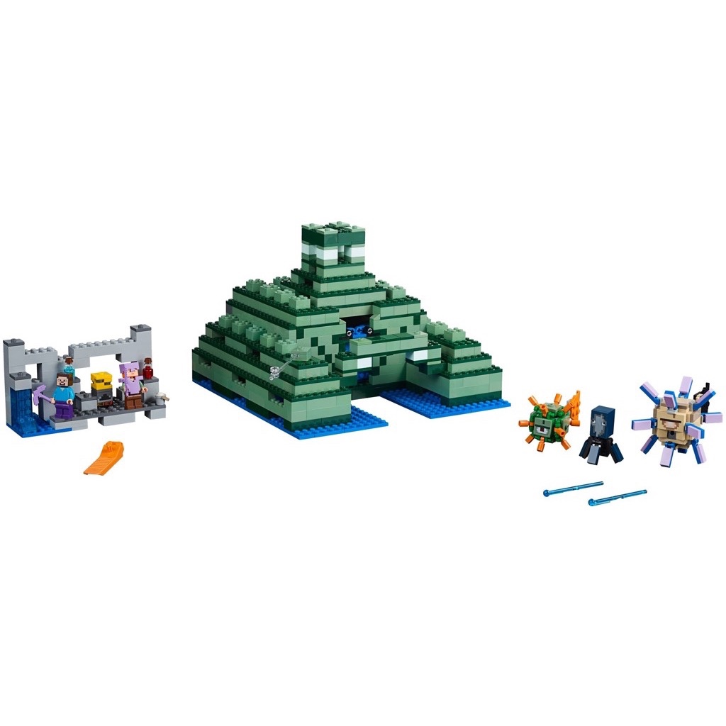 LEGO Minecraft 21136 The Ocean Monument (กล่องไม่สวย - Damaged Box)