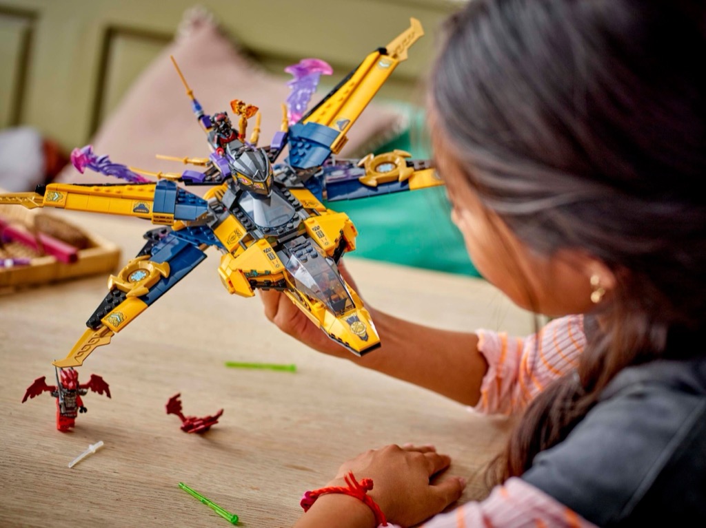 เลโก้ LEGO Ninjago 71833 Ras and Arin's Super Storm Jet