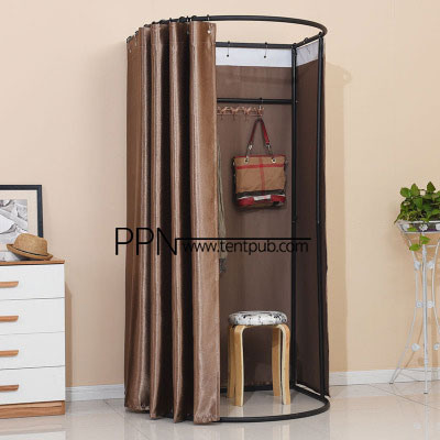 ห้องลองชุดเคลื่อนที่ พร้อมผ้าม่านกันแสงแบบหนาผ้าอย่างดี