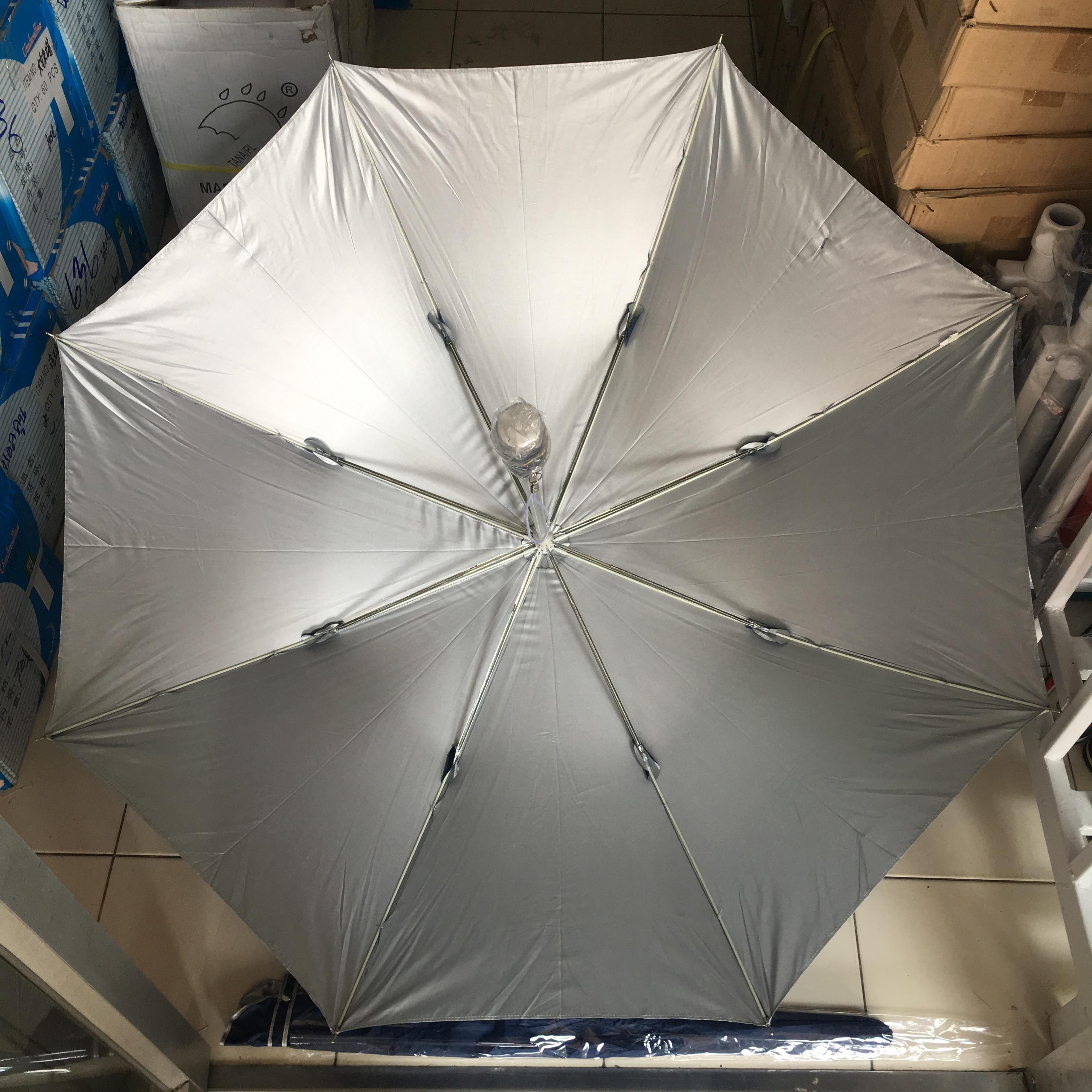 ร่มตอนเดียว27นิ้วมียูวีโครงอลูมิเนียมด้ามจับตรง