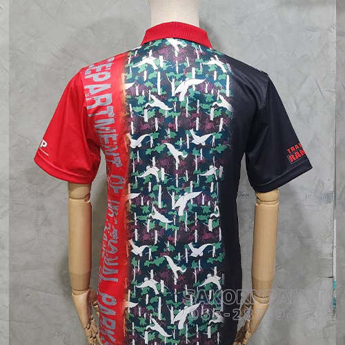 โปโลดำ-แดง ลายพราง(ผ้ากีฬา รุ่นใหม่) /อุทยาน