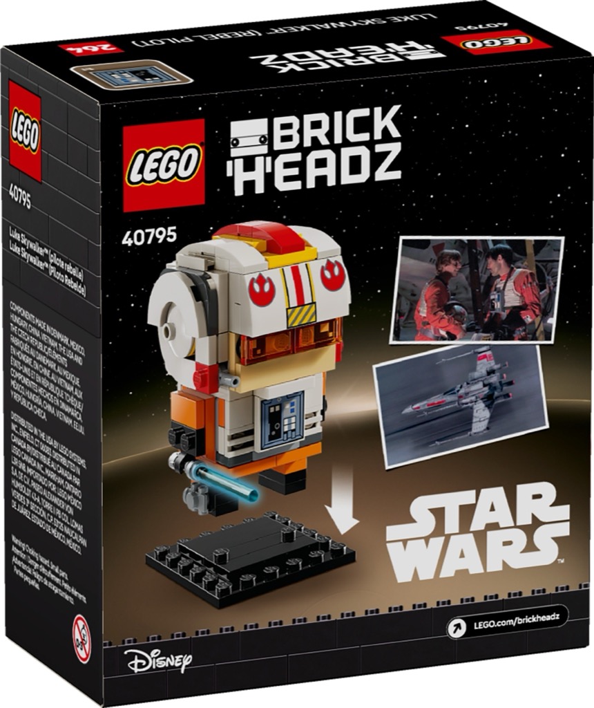 เลโก้ LEGO BrickHeadz 40795 Star Wars Luke Skywalker (Rebel Pilot)