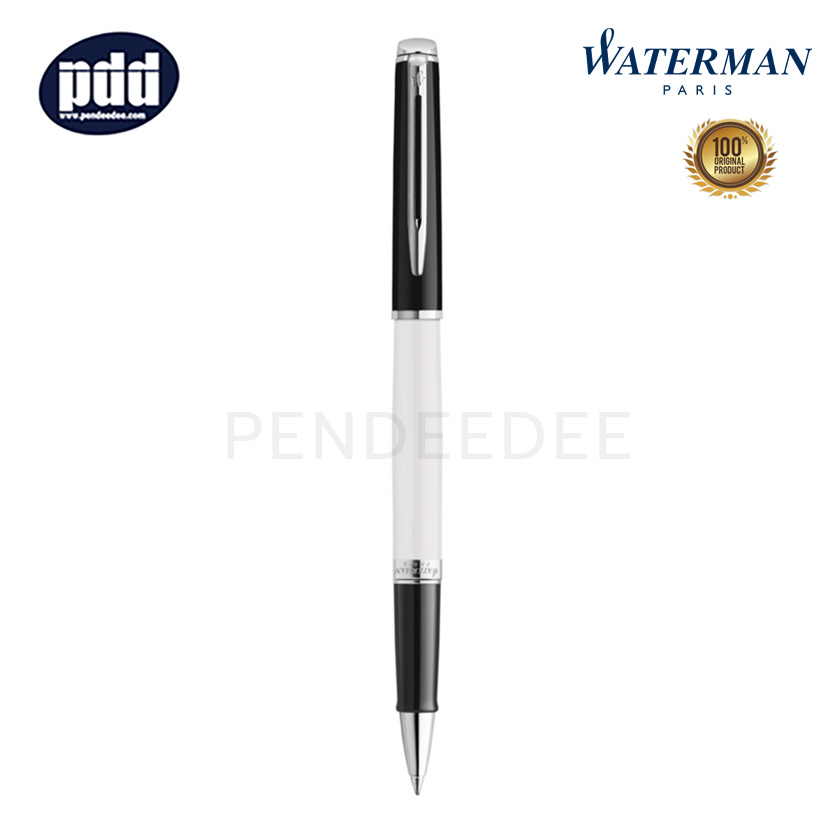 WATERMAN ปากกาโรลเลอร์บอล วอเตอร์แมน ฮีเมีสเฟียร์ WATERMAN Hémisphère Black-White Rollerball pen