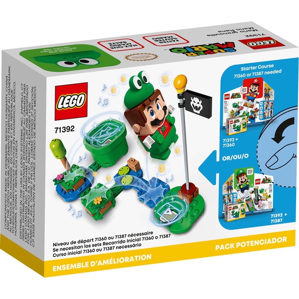 เลโก้ LEGO Super Mario 71392 Frog Mario Power-Up Pack