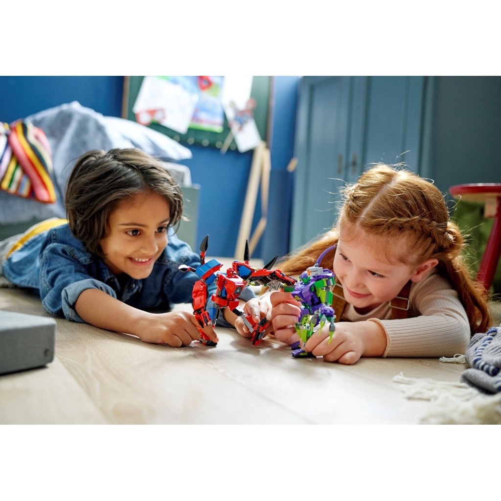 เลโก้ LEGO Super Heroes 76219 Spider-Man & Green Goblin Mech Battle