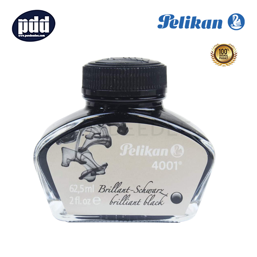 PELIKAN หมึกขวด พิลิแกน 4001 หมึกดำ PELIKAN 4001 Black Ink in Bottle Refill