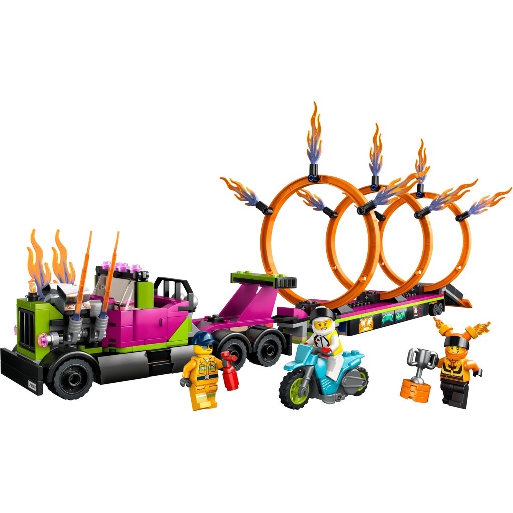 เลโก้ LEGO City 60357 Stunt Truck & Ring of Fire Challenge