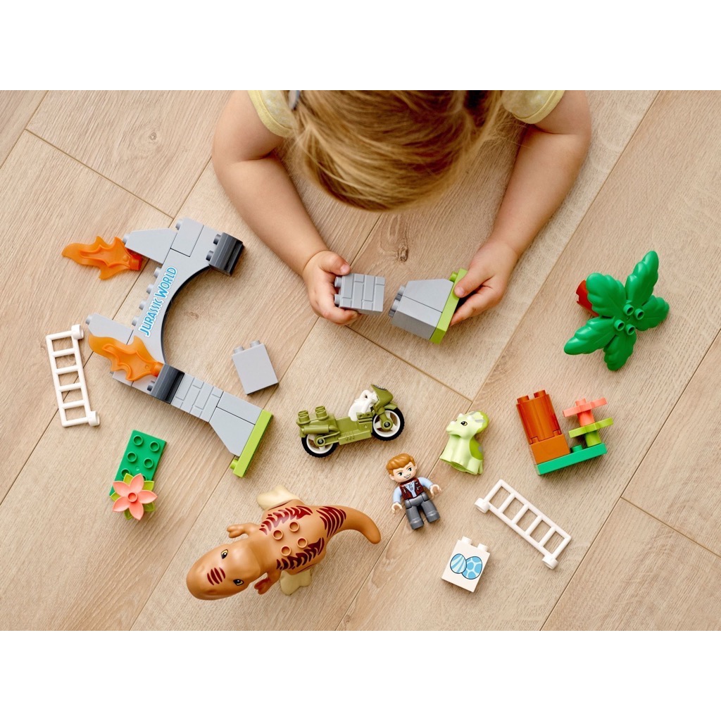 เลโก้ LEGO Duplo 10939 T. rex and Triceratops Dinosaur Breakout