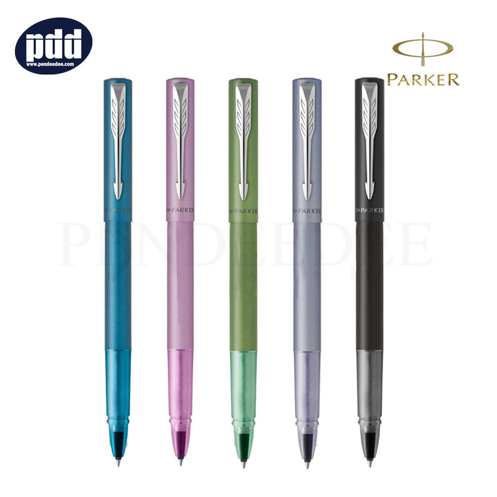 PARKER Vector XL Teal Rollerball Pen ปากกาโรลเลอร์บอล ป๊ากเกอร์ เว็กเตอร์ เอ็กซ์แอล ทีล คลิปเงิน