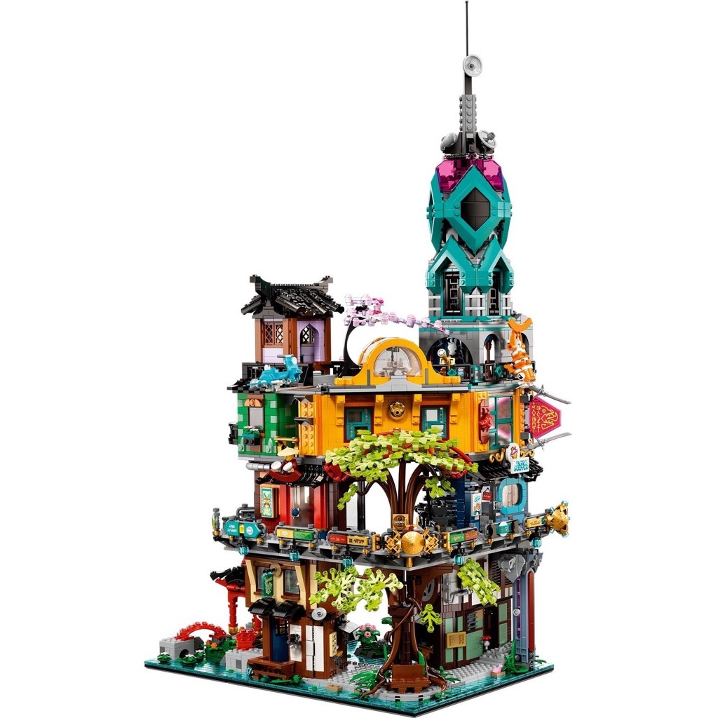 เลโก้ LEGO Exclusives 71741 Ninjago City Gardens (มีกล่องกระดาษตรงรุ่น)