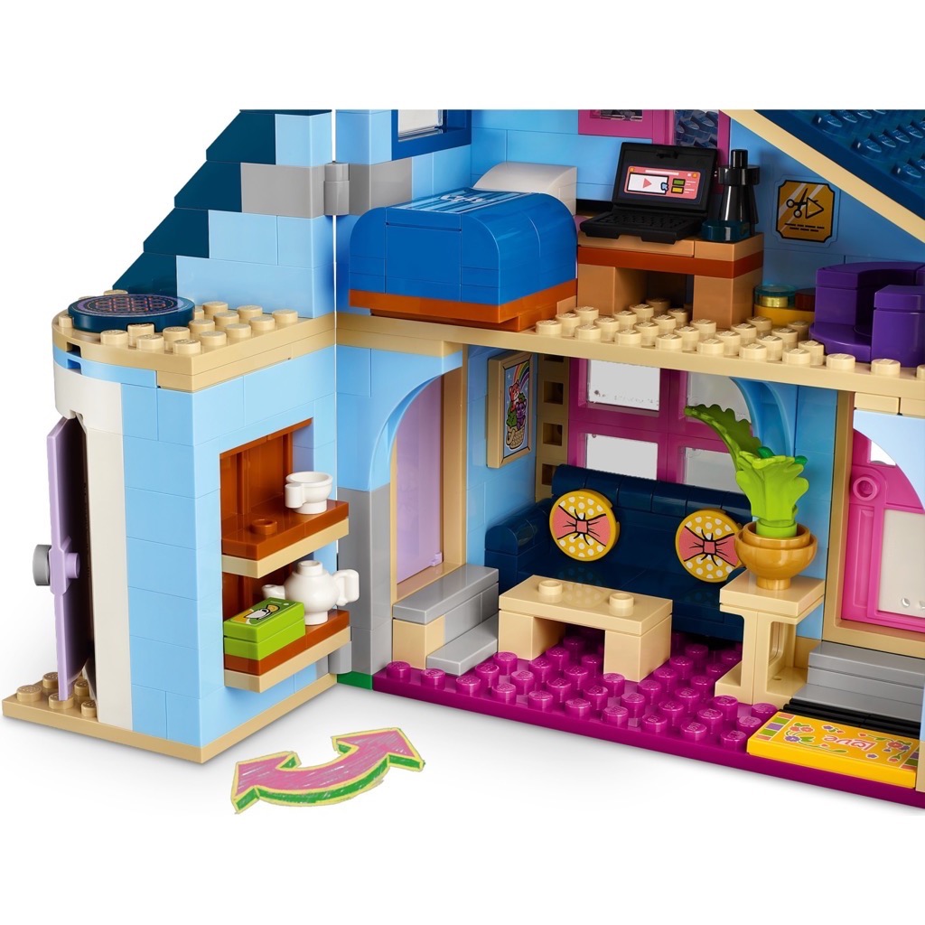 เลโก้ LEGO Friends 42620 Olly and Paisley's Family Houses
