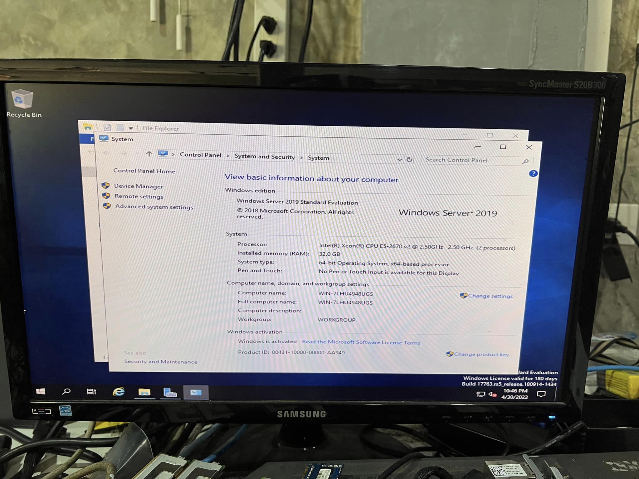 dell r720 2cpu 32gb 20cores เซิฟเวอร์มือสองพร้อมใช้งาน