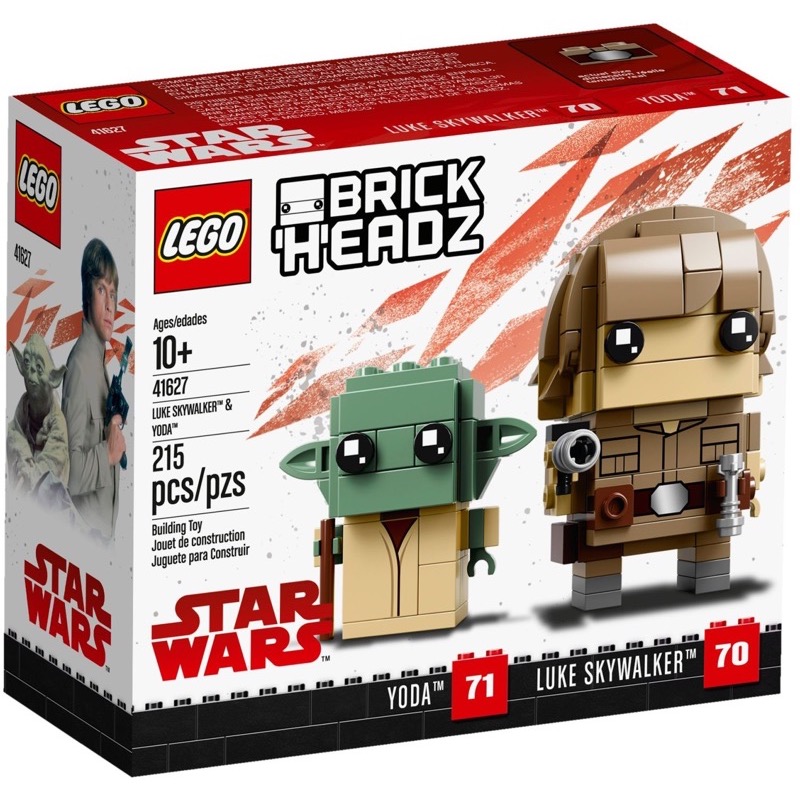 LEGO BrickHeadz 41627 Luke Skywalker™ & Yoda™