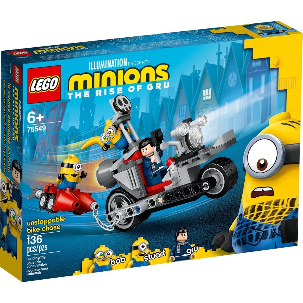 เลโก้ LEGO Minions 75549 Unstoppable Bike Chase
