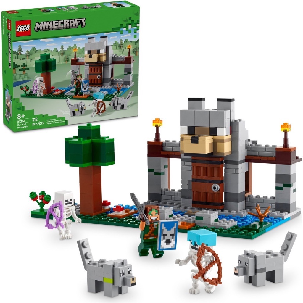 เลโก้ LEGO Minecraft 21261 The Wolf Stronghold