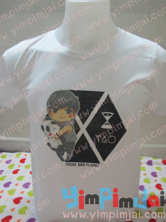 เสื้อยืดลายการ์ตูน EXO