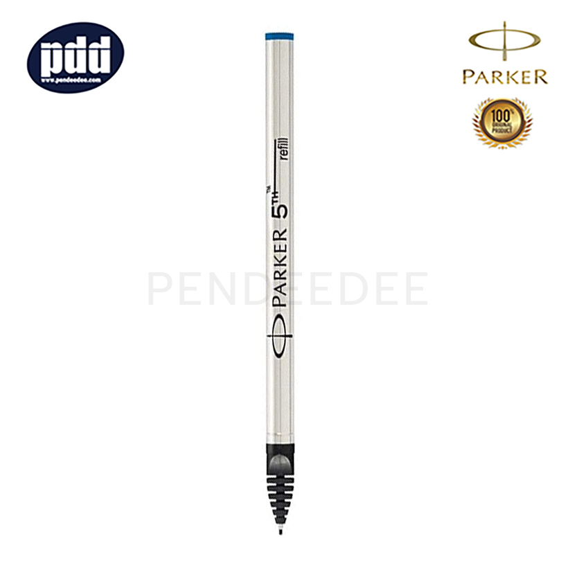 PARKER ไส้ปากกา ป๊ากเกอร์ ฟิฟท์ หมึกน้ำเงิน หัวเอ็ม 0.7 มม. PARKER Blue Ink Medium Point 0.7 mm. 5th Refill