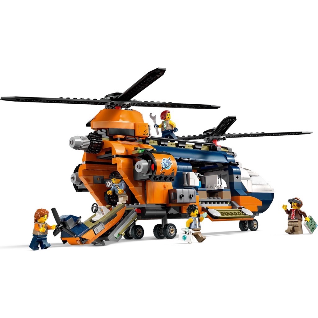 เลโก้ LEGO City 60437 Jungle Explorer Helicopter at Base Camp