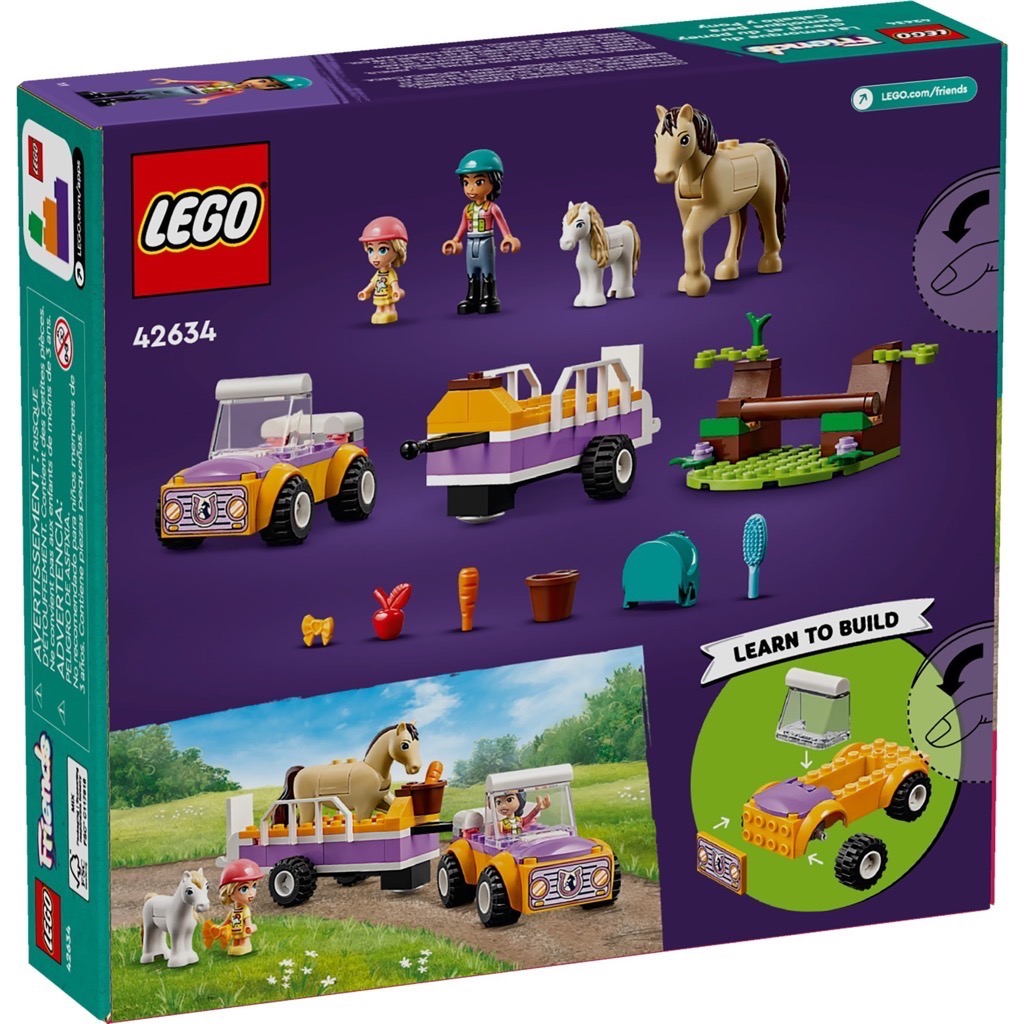 เลโก้ LEGO Friends 42634 Horse and Pony Trailer