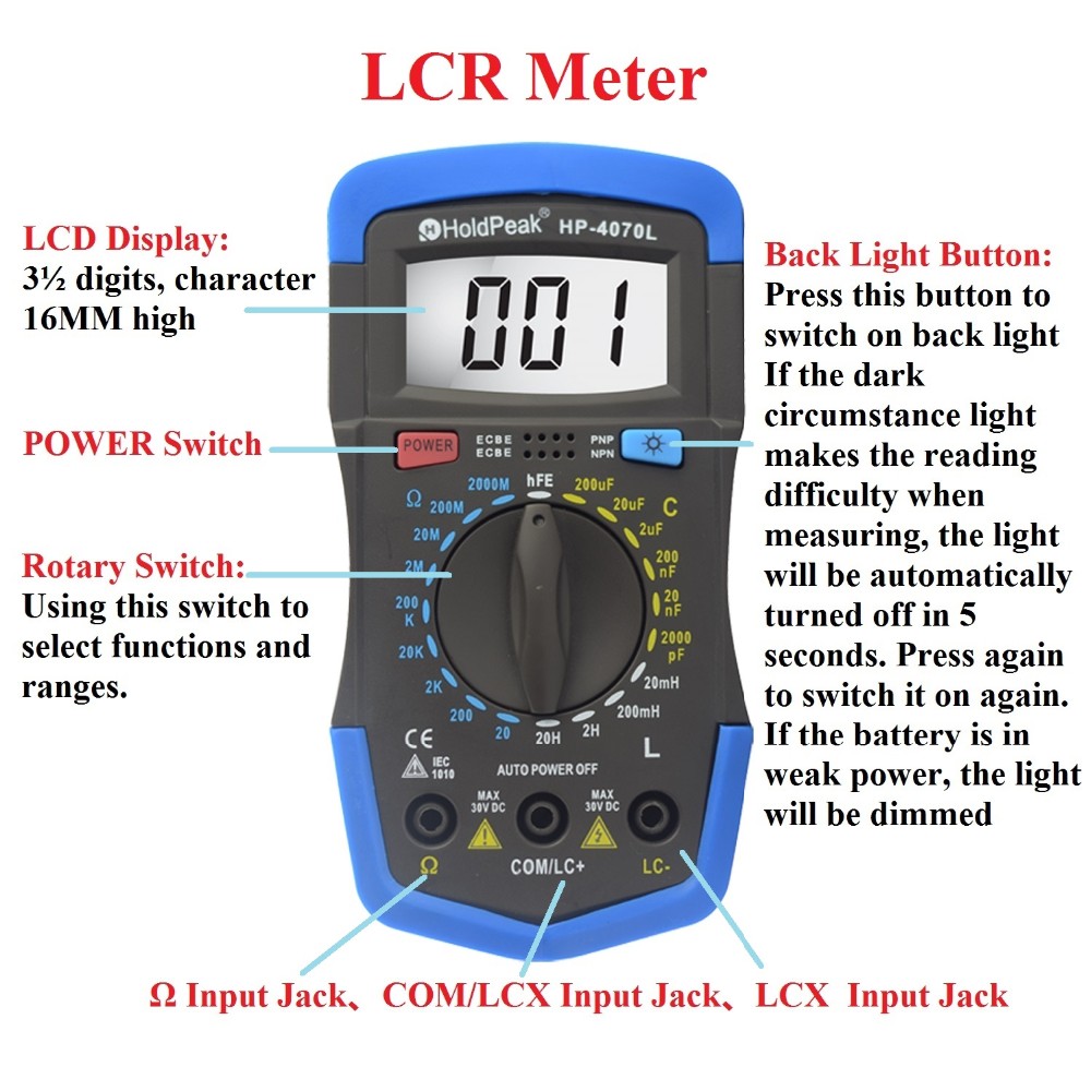 Holdpeak HP-4070L LCR Meter
