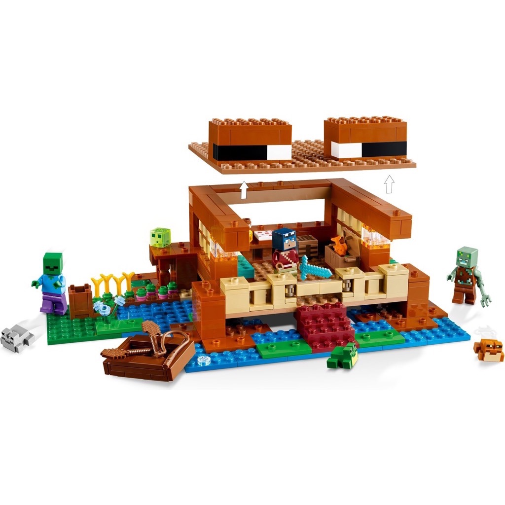 เลโก้ LEGO Minecraft 21256 The Frog House