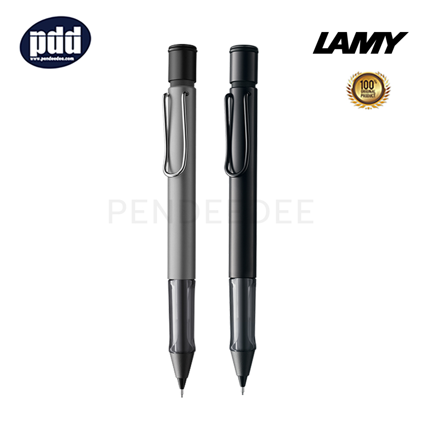 ดินสอกดสลักชื่อ LAMY ดินสอกด ลามี่ ออสตาร์ สีเทา LAMY Al-star Graphite Mechanical Pencil