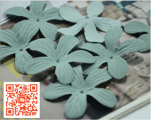 กลีบดอกไม้ผ้า ขนาด 4.5 ซม. มี 5 สีให้เลือก#CR038