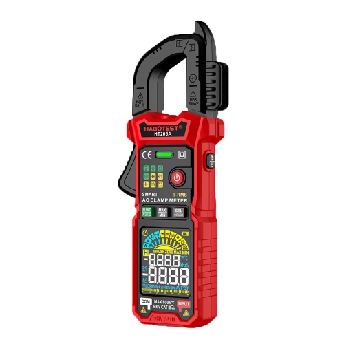 HABOTEST HT205A Multifunctional Intelligent Burn-proof Clamp Meter