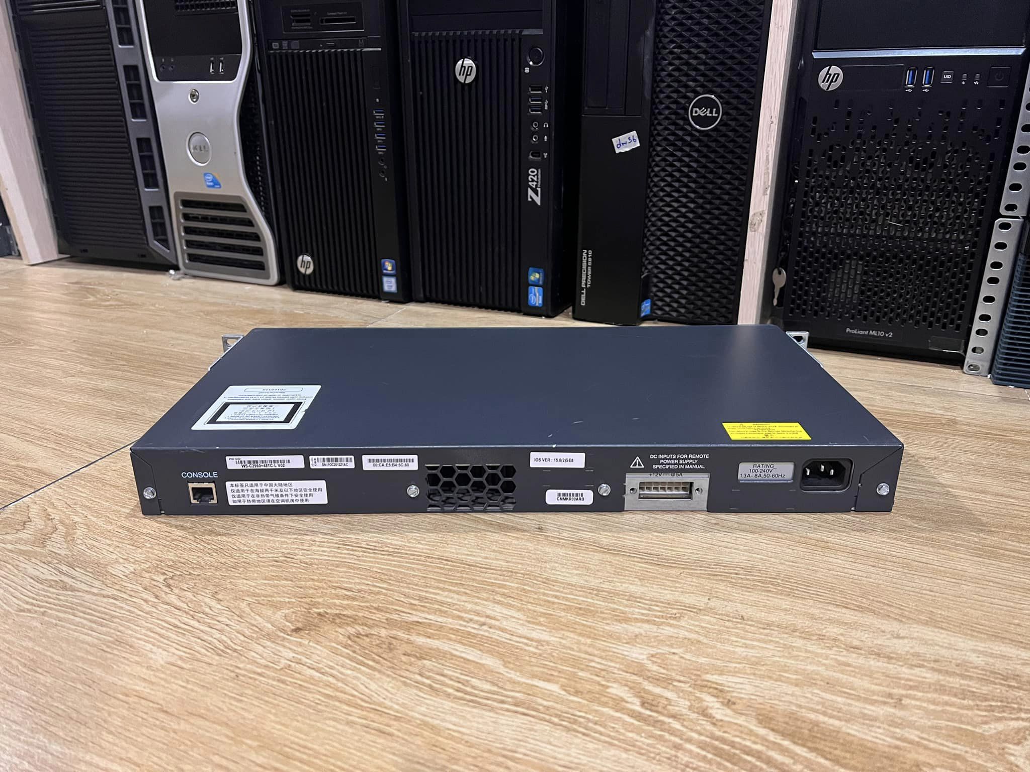 Cisco 2960plus48TC-L สวิทมือสองพร้อมใช้งาน