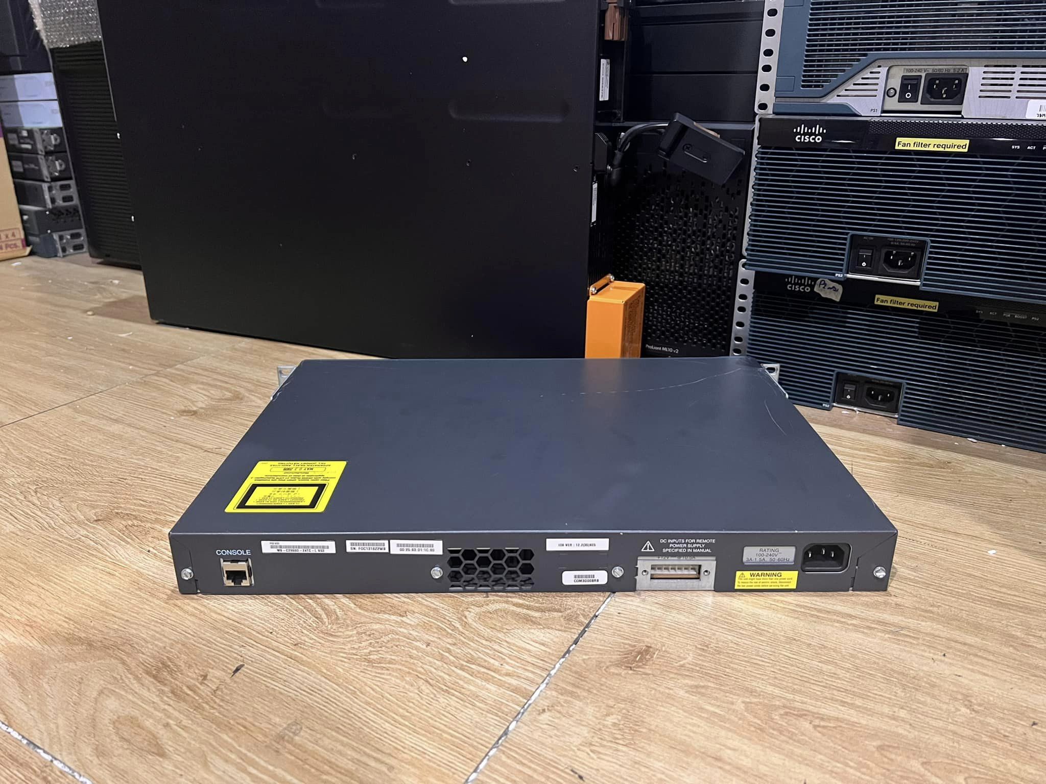 cisco 2960g 24tc l gigabit สวิทมือสองพร้อมใช้งาน