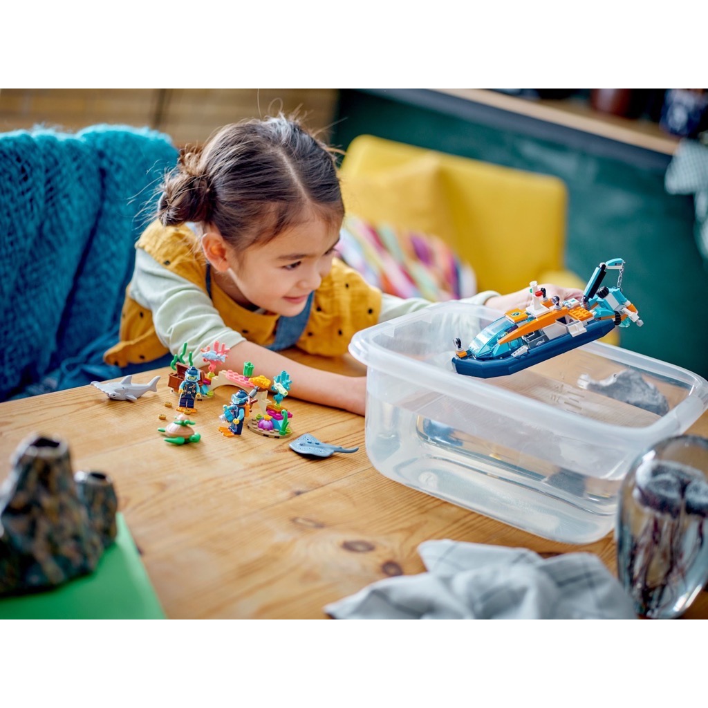 เลโก้ LEGO City 60377 Explorer Diving Boat