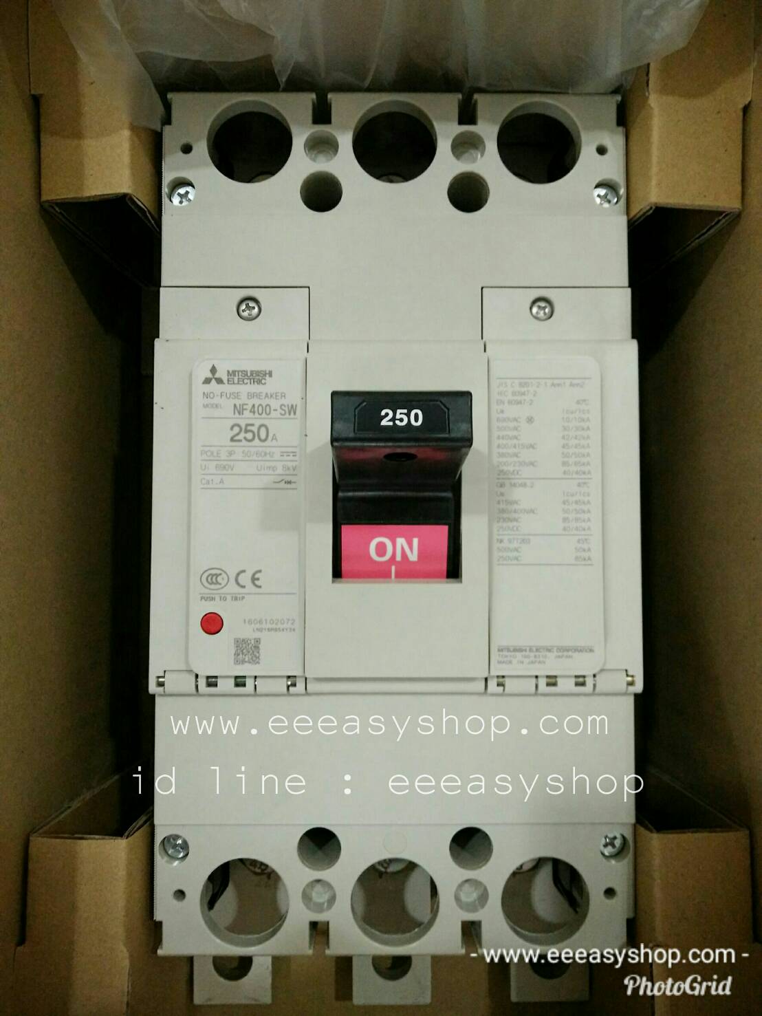 Breaker NF400-SW 3P 250A
