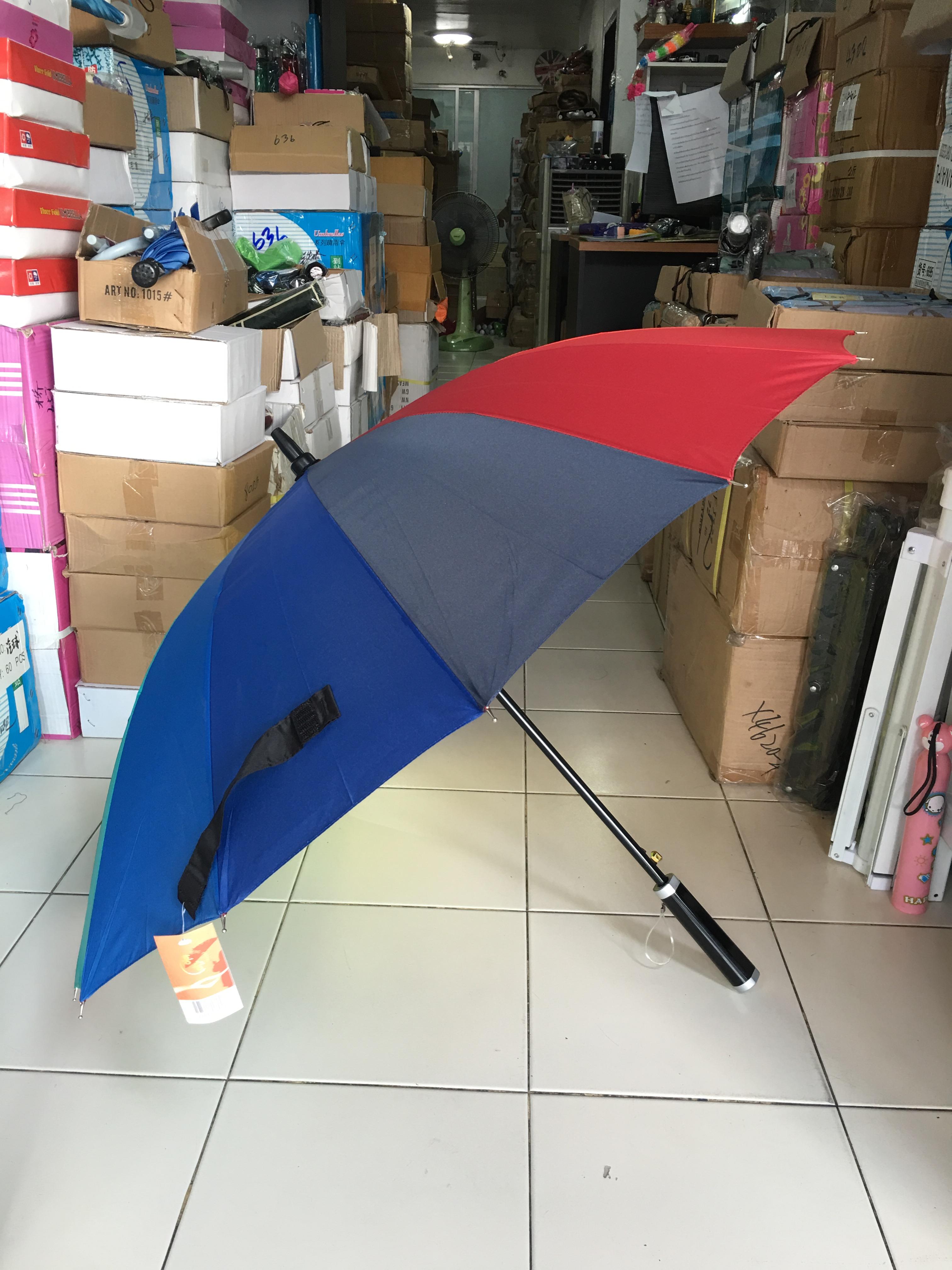 ร่มสายรุ้ง14ก้าน ด้ามตรง24นิ้ว