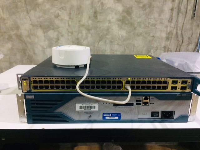 Switch Cisco 3750 PoE 48 port มือ 2 พร้อมใช้งาน