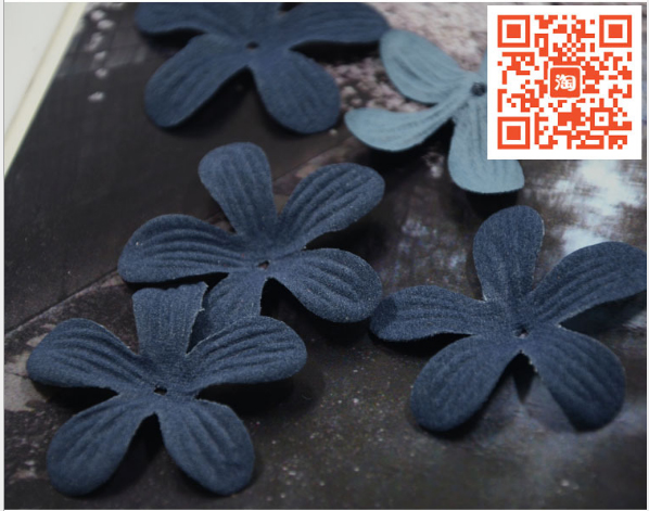 กลีบดอกไม้ผ้า ขนาด 4.5 ซม. มี 5 สีให้เลือก#CR038