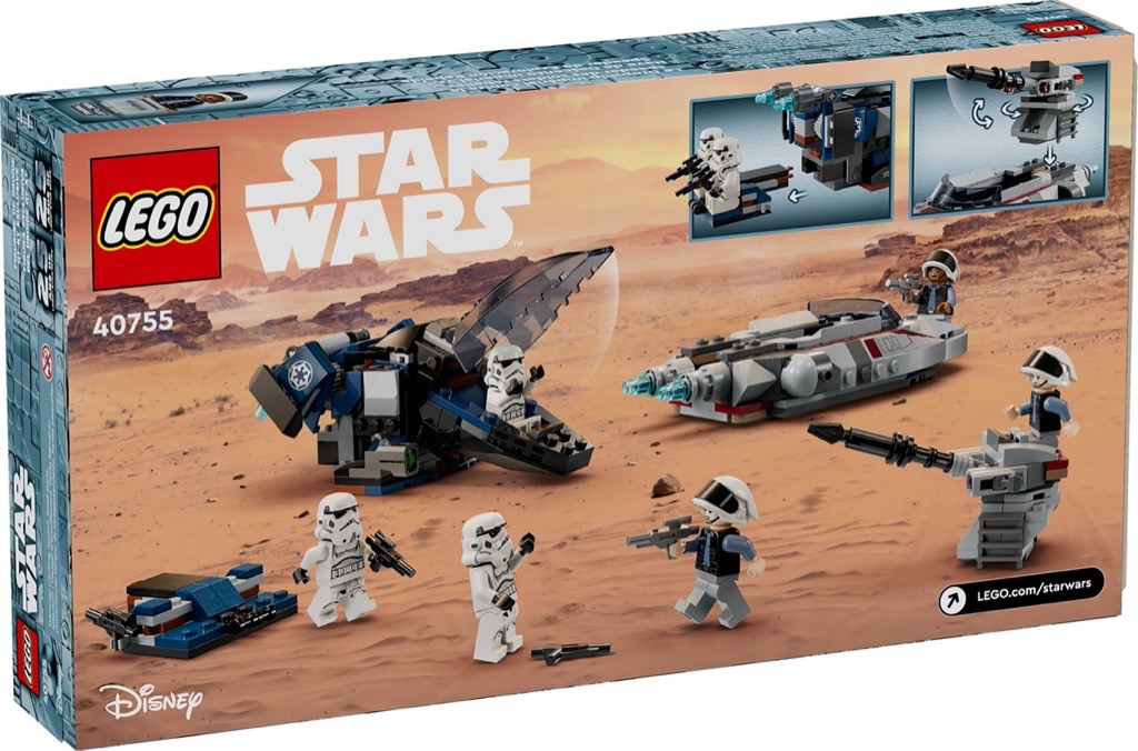 เลโก้ LEGO Exclusives 40755 Star Wars Imperial Dropship vs. Rebel Scout Speeder