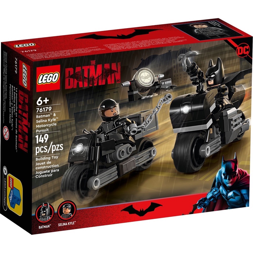 เลโก้ LEGO Super Heroes 76179 Batman & Selina Kyle Motorcycle Pursuit