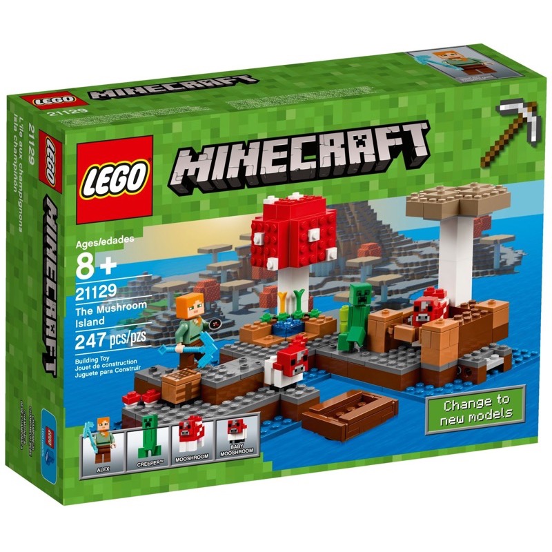 LEGO Minecraft 21129 The Mushroom Island