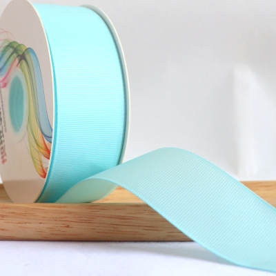 ริบบิ้นผ้าลูกฟูกสีฟ้า(Tiffany Blue ) #GX032