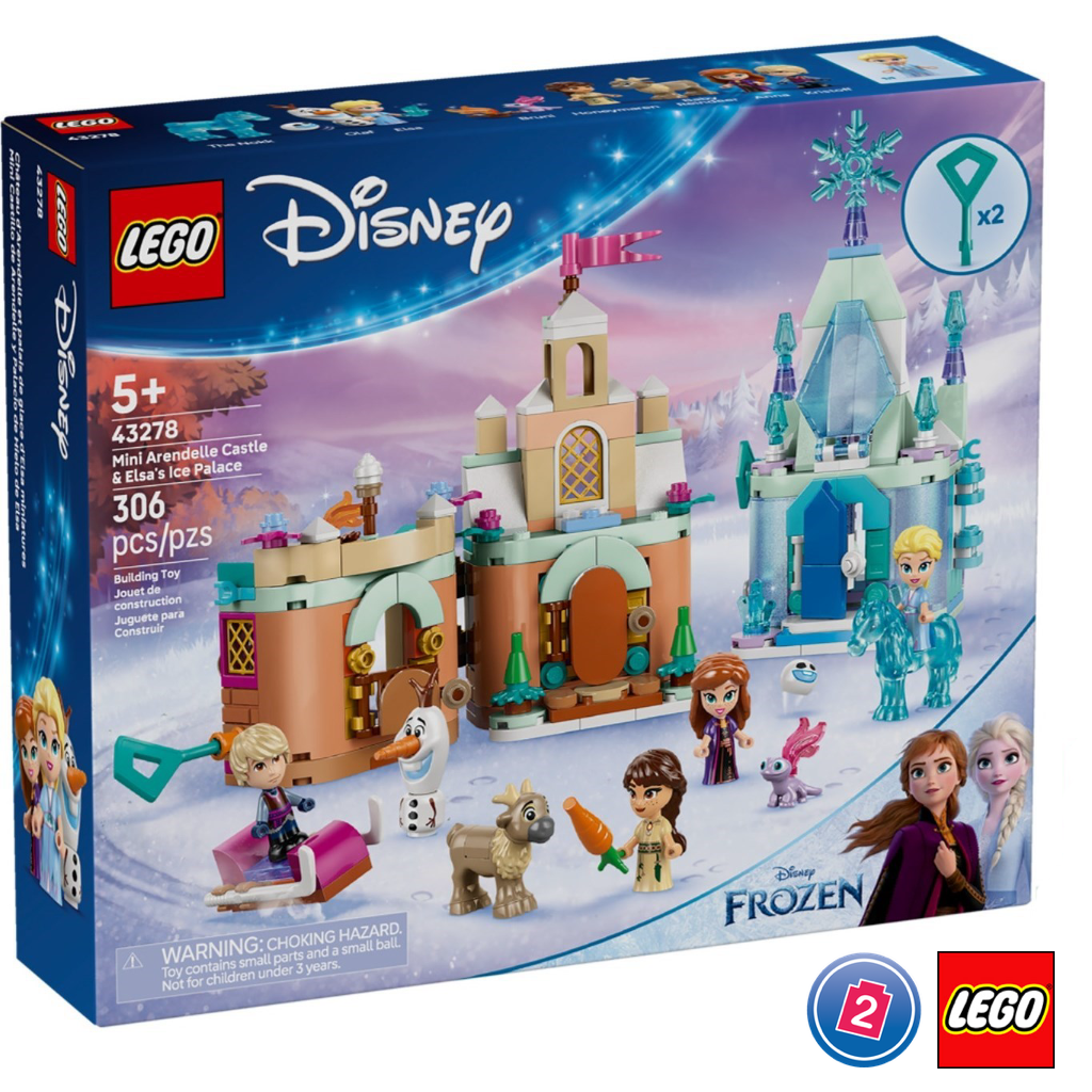 เลโก้ LEGO Disney Frozen 43278 Mini Arendelle Castle & Elsa’s Ice Palace