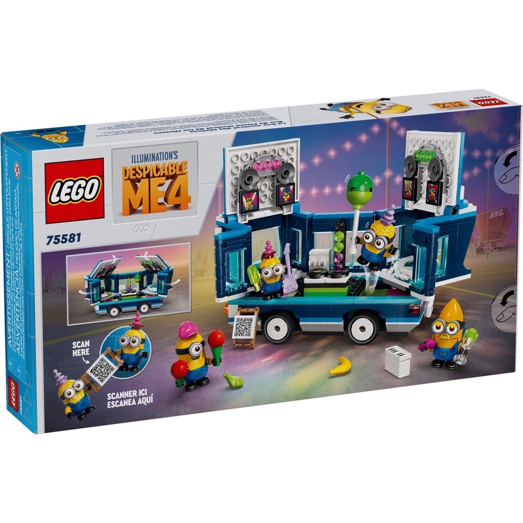 เลโก้ LEGO Minions 75581 Minions' Music Party Bus